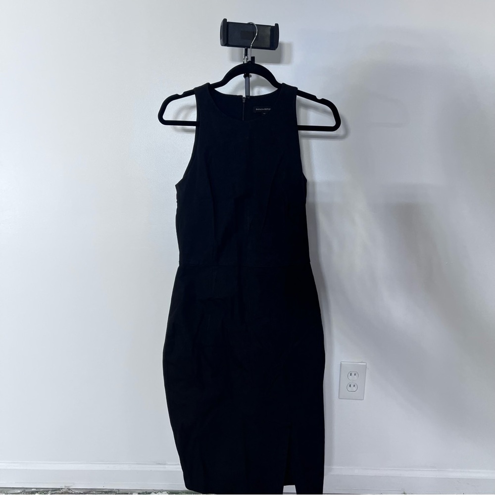 Banana Republic Black Midi Dress